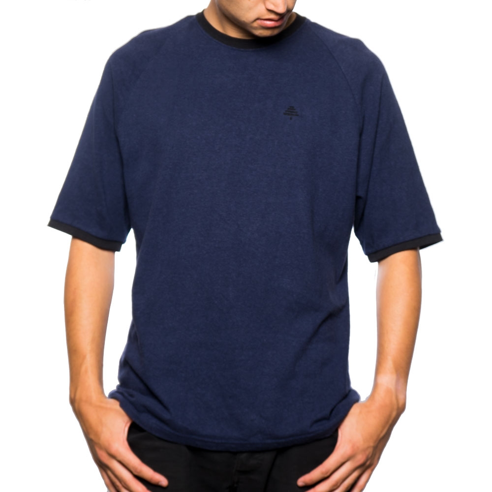 Bract apparel raglan tee midnight