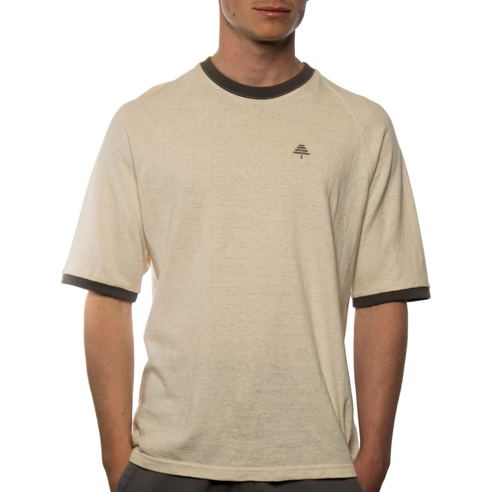 Bract apparel raglan tee natural